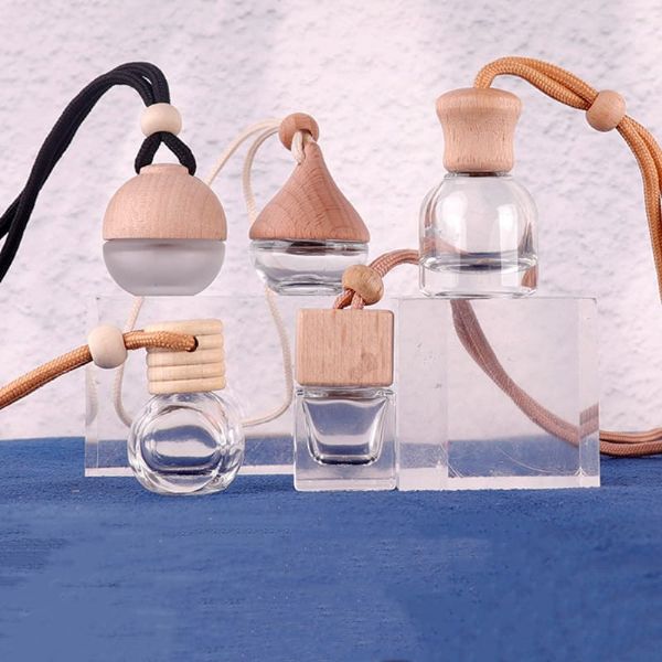 Car perfume bottle air freshener hanging diffuser