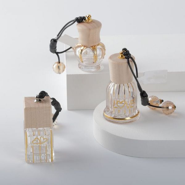 Car Perfume Bottle Air Freshener Hanging Diffuser