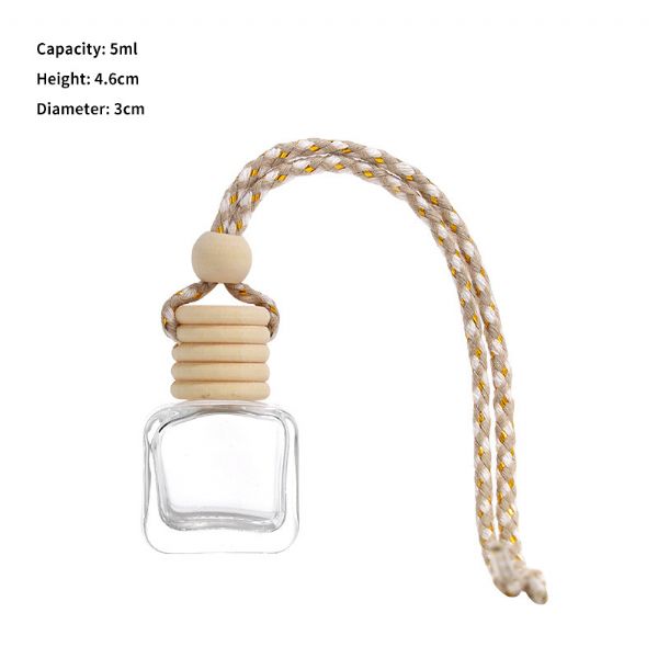 Customized wholesale empty car diffuser bottles hanging air freshener bottles