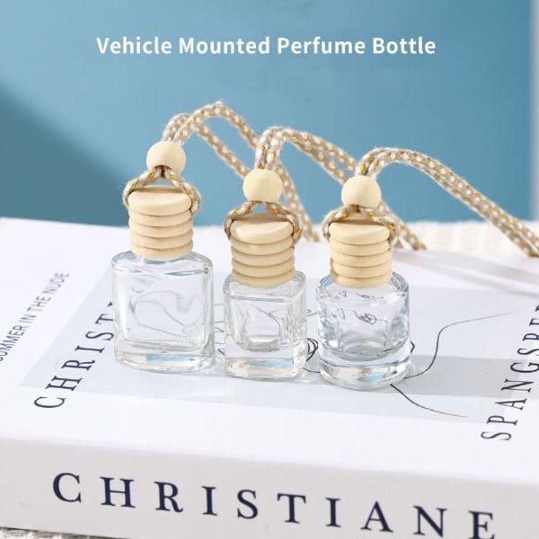 Factory 5ml 8 ml 10ml Car Perfume Hanging Empty Car Diffuser Bottles with Lanyard