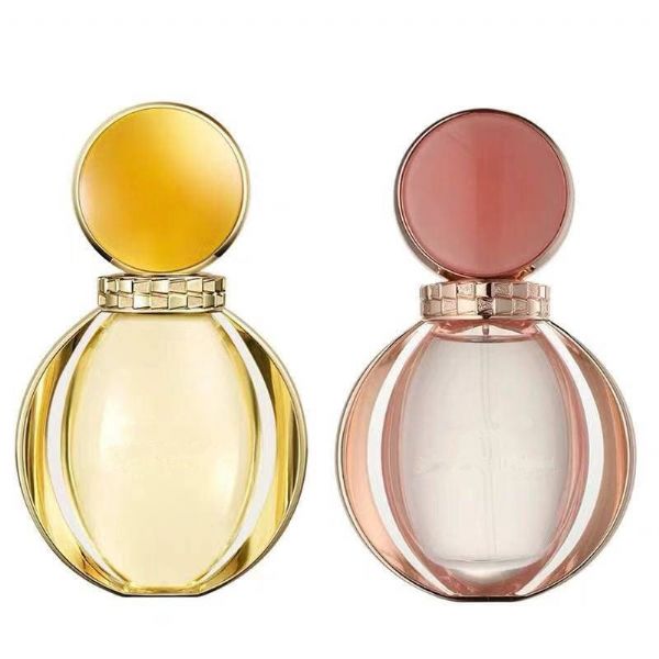Wholesale Custom 50ml Glass Perfume Spray Bottles Fancy Pink Elegant Perfume Bottles