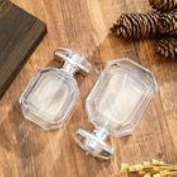 Wholesale Factory Direct Fragrance Bottles 50ml 100ml Clear Glass Fancy Perfume Bottles