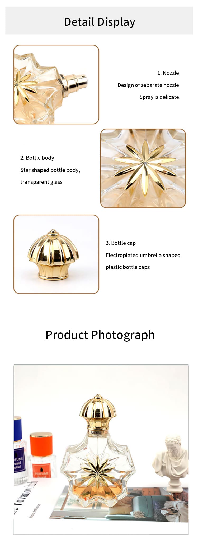 Luxury Perfume Bottles Wholesale 100ml Customized Logo
