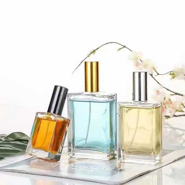 Luxury Empty Glass Perfume Bottles with Lids Wholesale