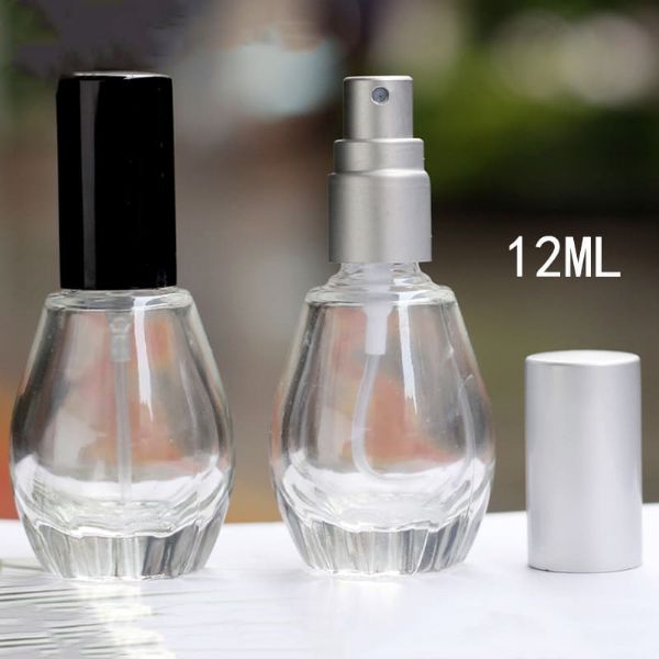 Wholesale 12ml glass flower bottom perfume spray bottle