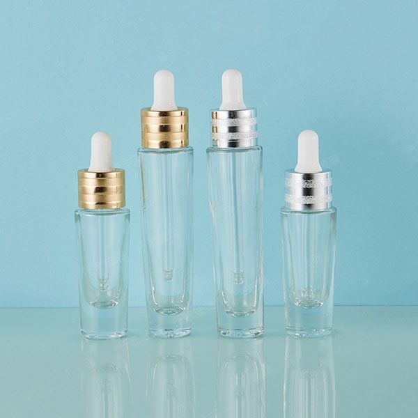 Factory Wholesale Custom Logo 30ml 50ml Thick Bottomed Glass Dropper Bottles