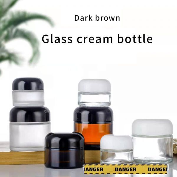 Glass Frosted Cream Jars Custom Multiple Specifications