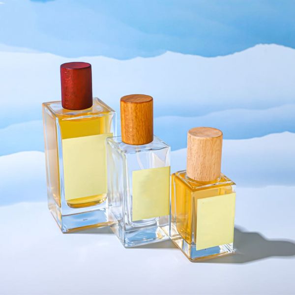 Empty Perfume Bottles Glass Custom Perfume Bottles 30ml 50ml 100ml Beech Lid