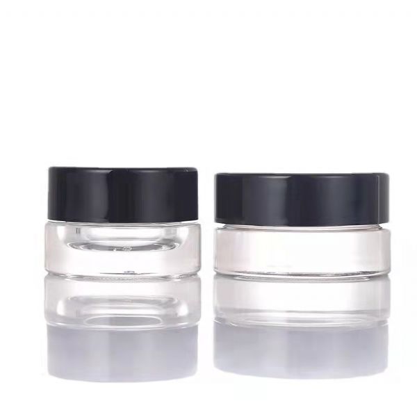 Portable Glass Cream Jars Cosmetic Sample Bottles