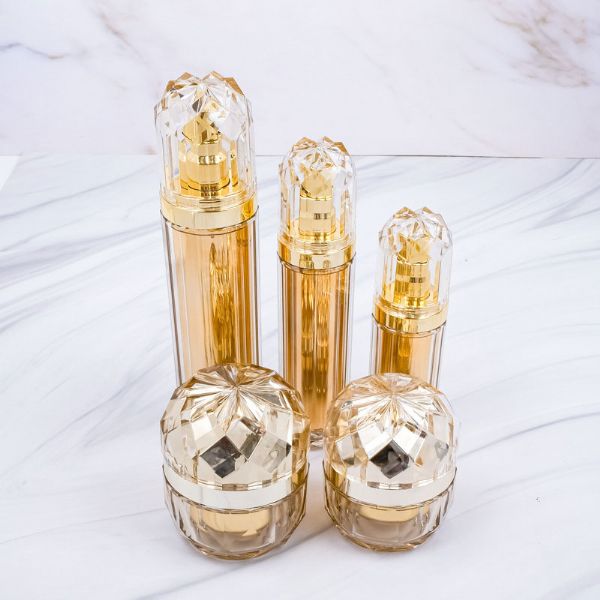 Custom Diamond Shape Face Acrylic 30g 50g 30 ml 120 ml Skincare Packaging Set