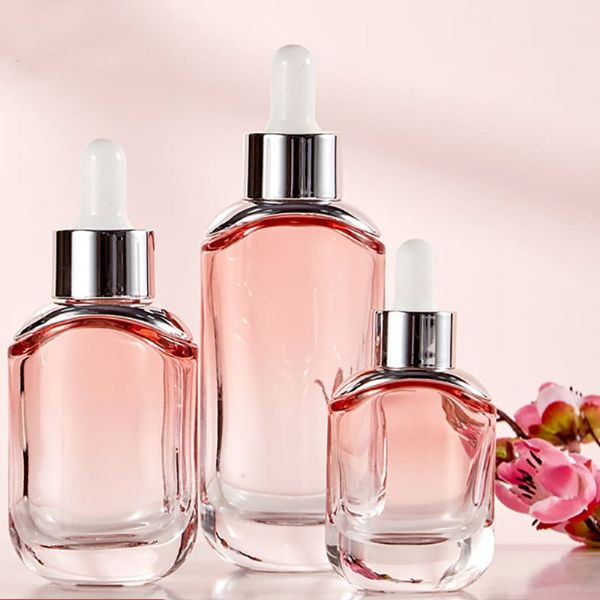 Manufacturer Transparent Glass Essential Oil Bottles Dropper Bottles