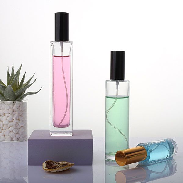 Wholesale 30ml/50ml/100ml square glass perfume bottles