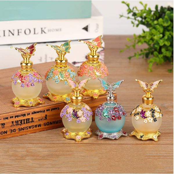 Glass Perfume Bottles 25ML Customized Logo High Quality